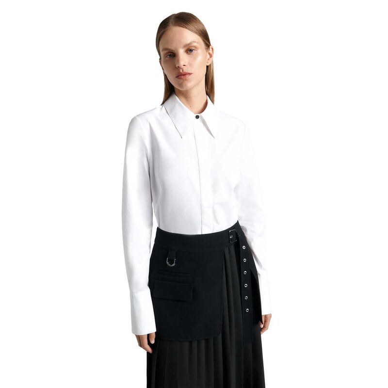 Cue Bio Washed Cotton Shirt image number 0